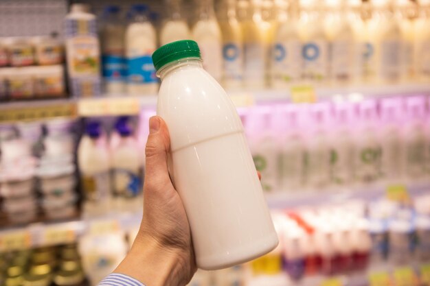 Супермаркеты с широким ассортиментом молочной продукции