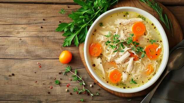 Приготовление супа: добавление и варка овощей с курицей